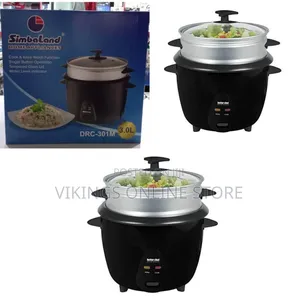 Simbaland 2 in 1 Rice Cooker With Steamer - Multicolor