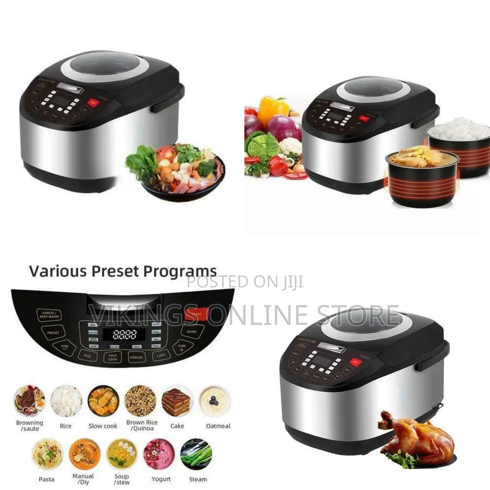 Digiwave Multi-Function Induction 5l Cooker - Multicolor