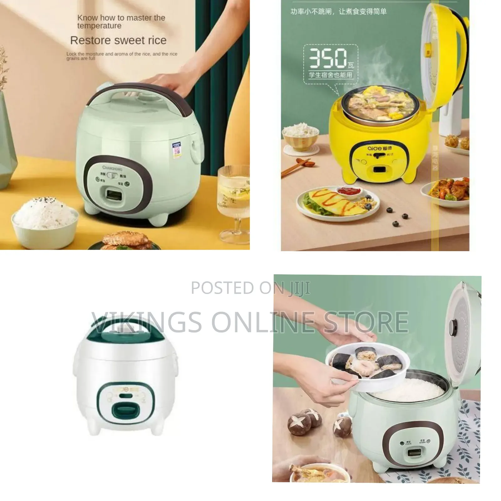 Aide 1.6l Compact Smart Electric Rice Cooker