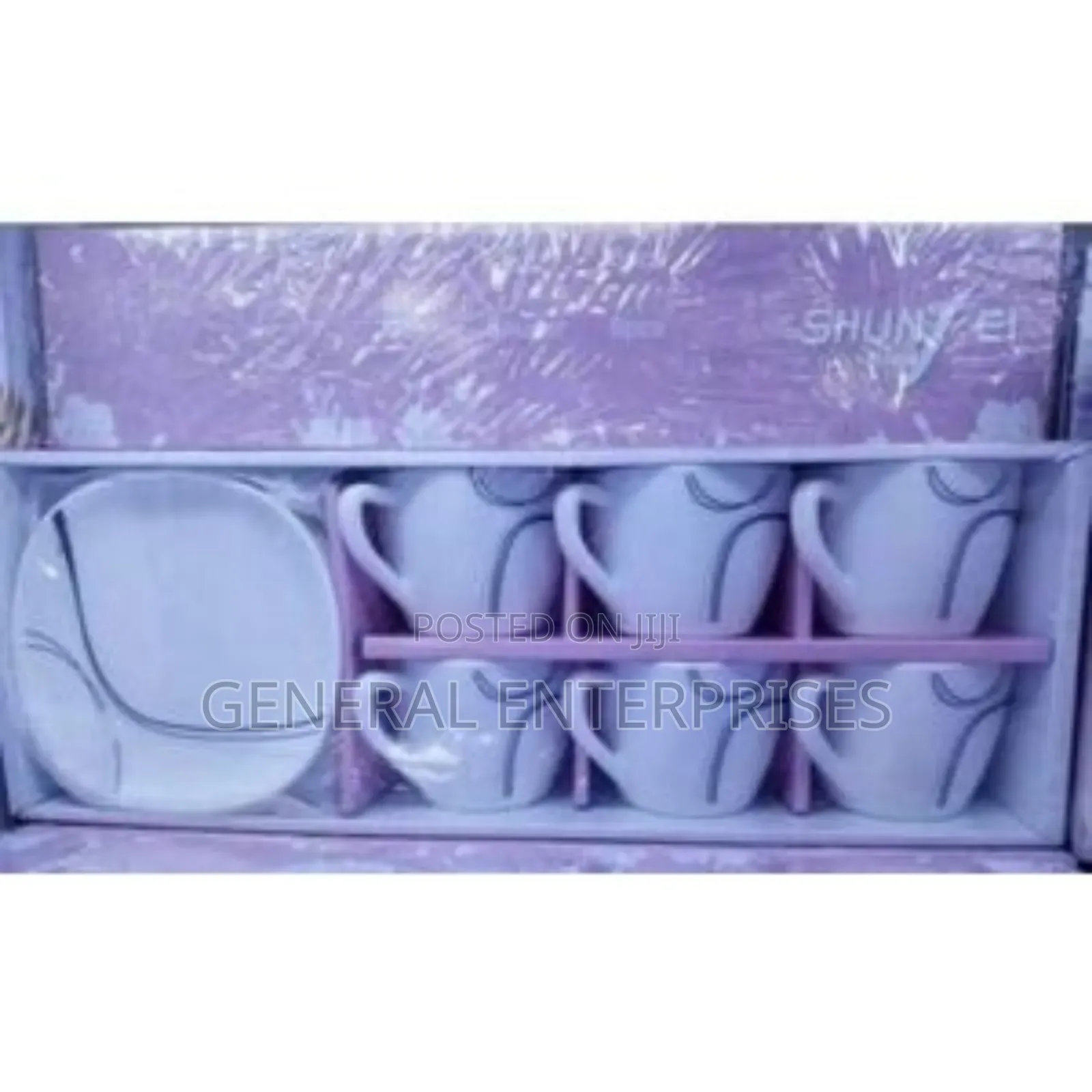 Shunfei 12-Piece Cup and Saucer Set