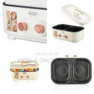 Raf Dual-Compartment Electric Mini Cooker / Hot Pot - Multicolor