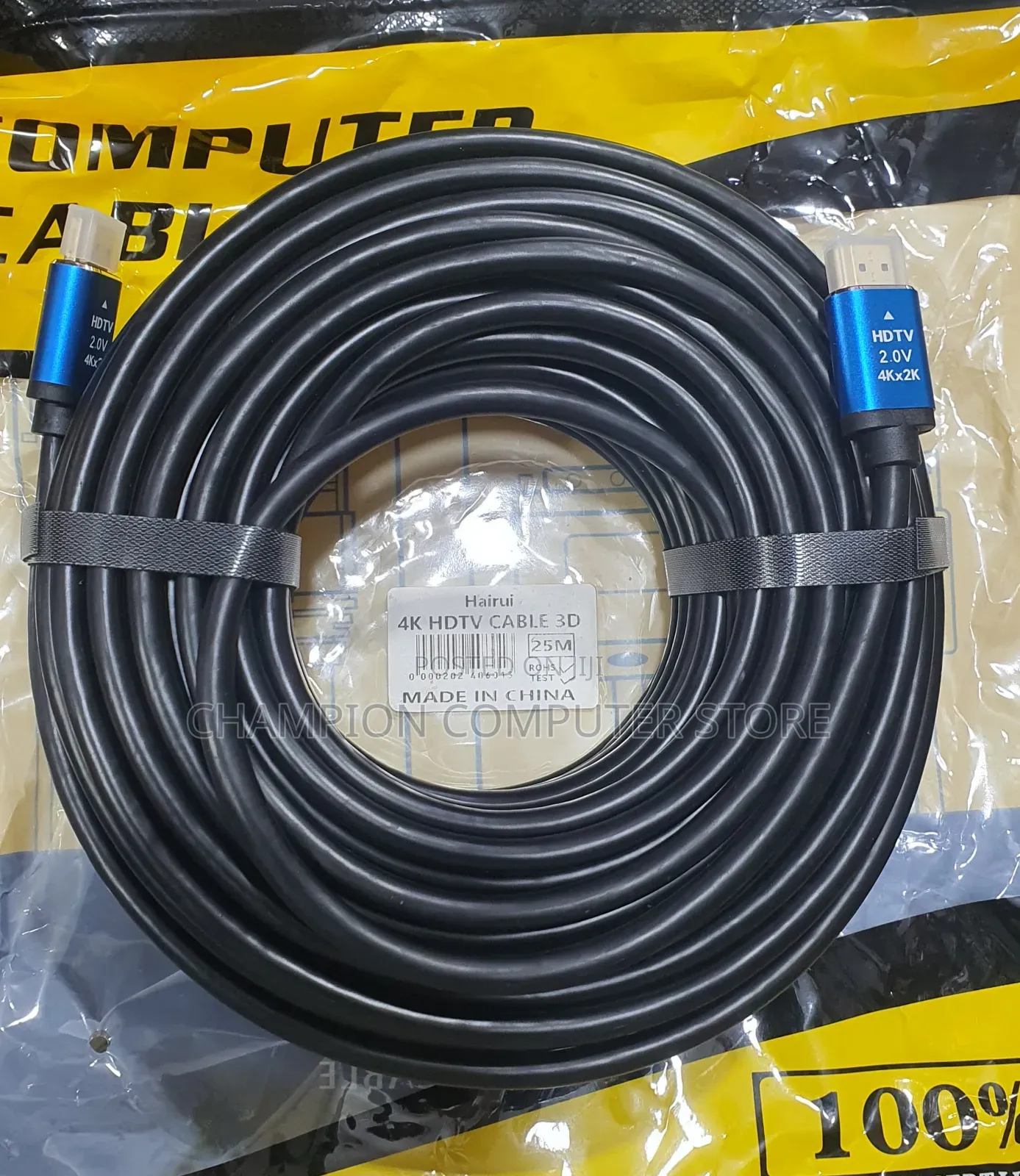 25m Metres 4k Hdmi Cable High-speed 3d/Uhd 2.0 Supported