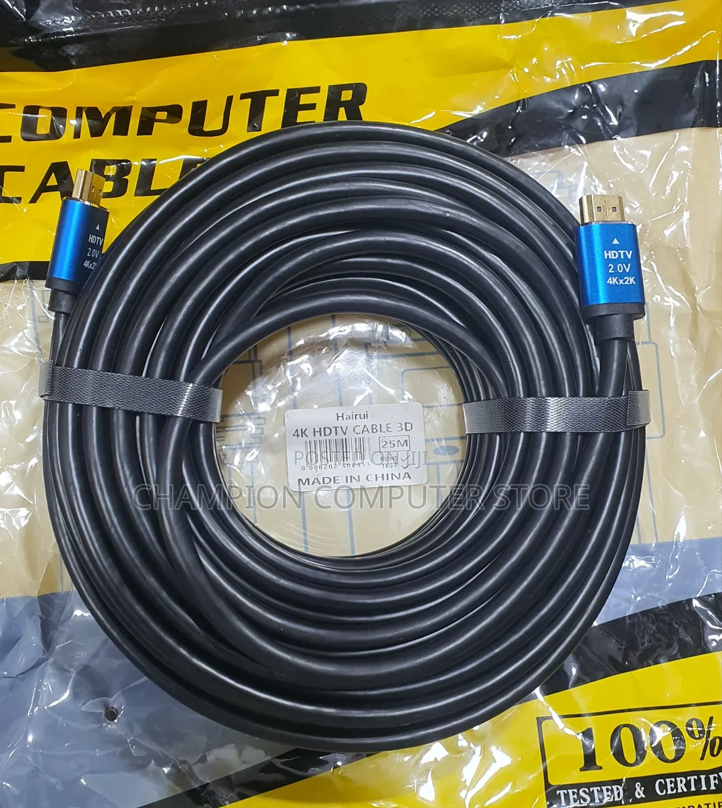 25m Metres 4k Hdmi Cable High-speed 3d/Uhd 2.0 Supported