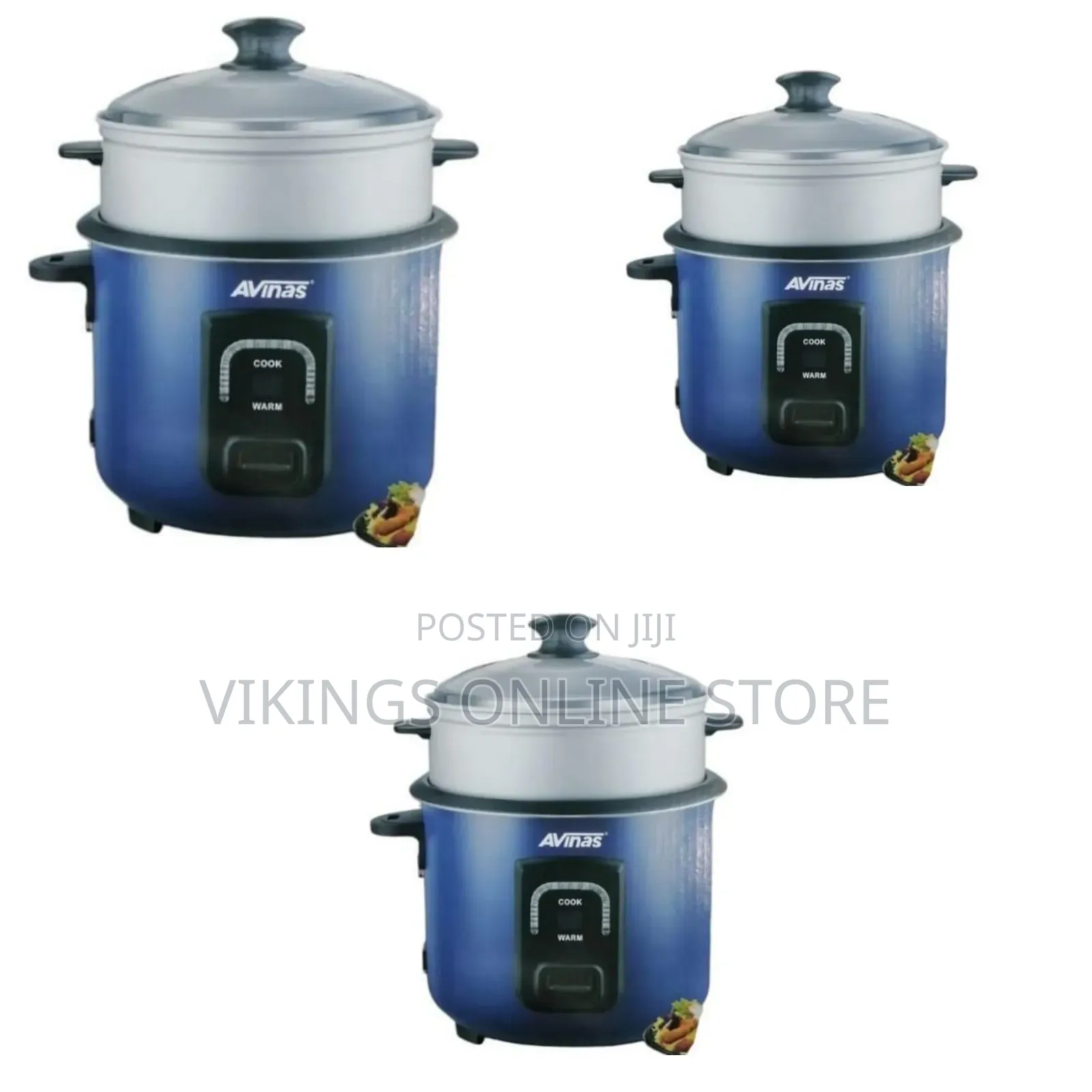 Avinas Multi-Function Electric Rice Cooker and Steamer - Multicolor