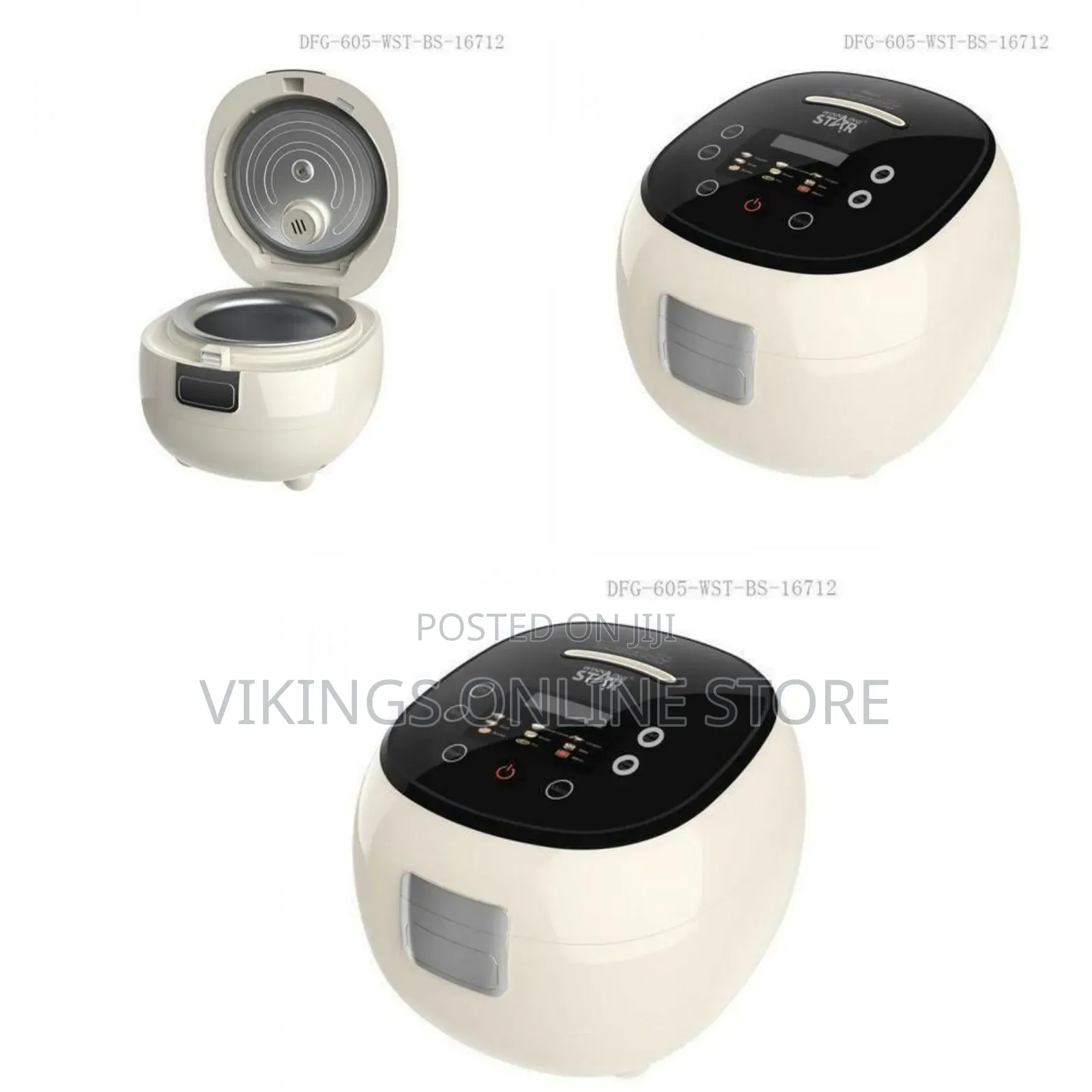 Winningstar Modern Compact Electric Rice Cooker - Multicolor