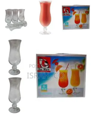 6 Pieces of of Fruit Cocktail Juice Glasses Mugs-