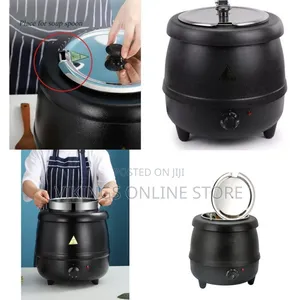 Professional Electric Soup Kettle Warmer With Stainless Steel Insert