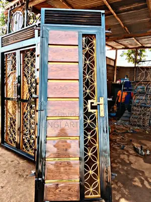 Metallic Modern Door