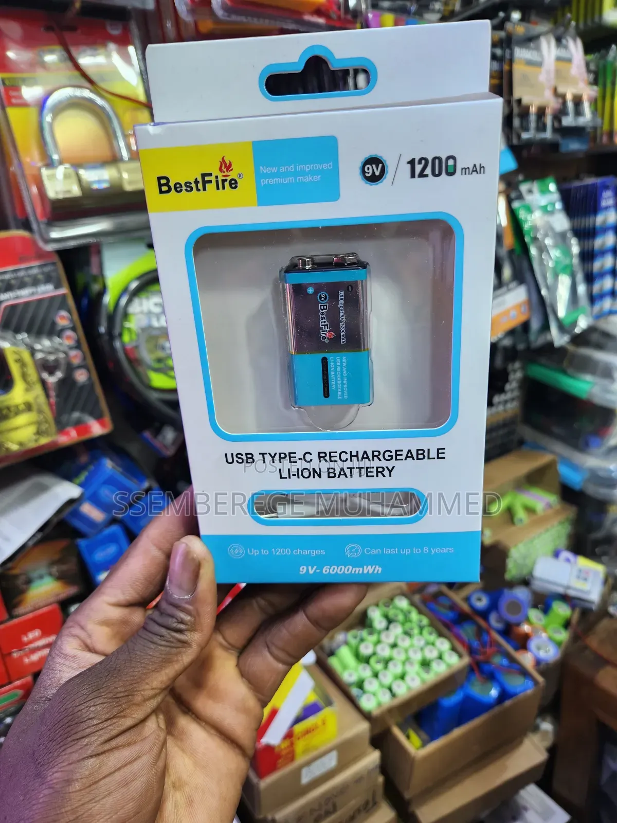 Usb Type C Rechargeable Li Ion Battery 9v