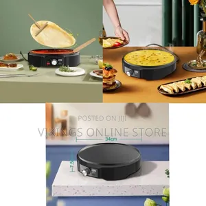 Winningstar Versatile Electric Crepe Maker and Non-Stick Griddle