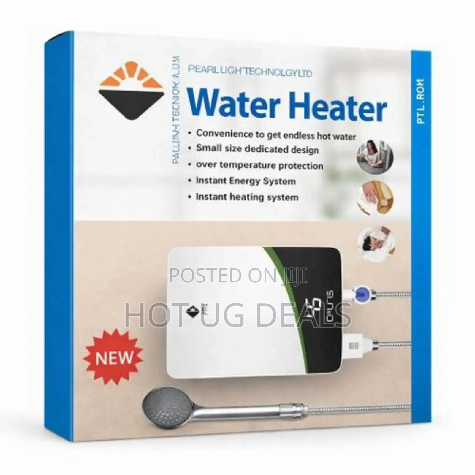 Instant Electric Water Heater, Tankless With Led Touch Screen Control