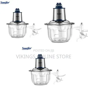 Sonifer High-Capacity Electric Food Chopper and Meat Grinder-Multicolo