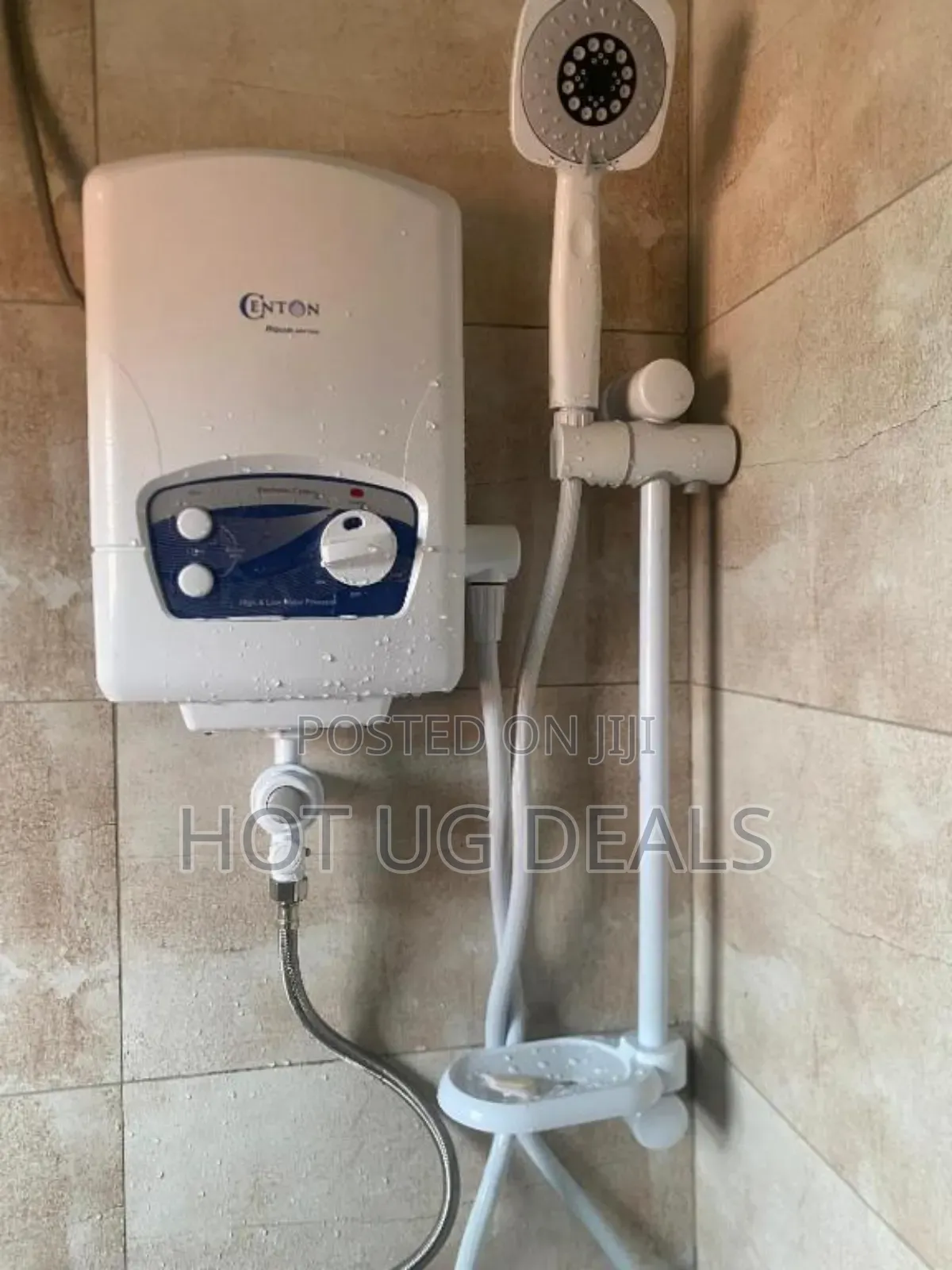 Centon Instant Water Heater Complete Set With Shower - Multicolor