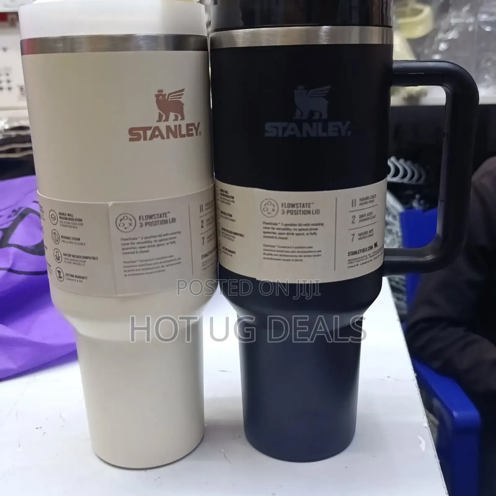 Insulated Vacuum Stainless Steel Stunley Cup / Mug 1200ml - Multicolor