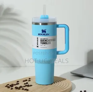 Insulated Vacuum Stainless Steel Stunley Cup / Mug 1200mls -blue
