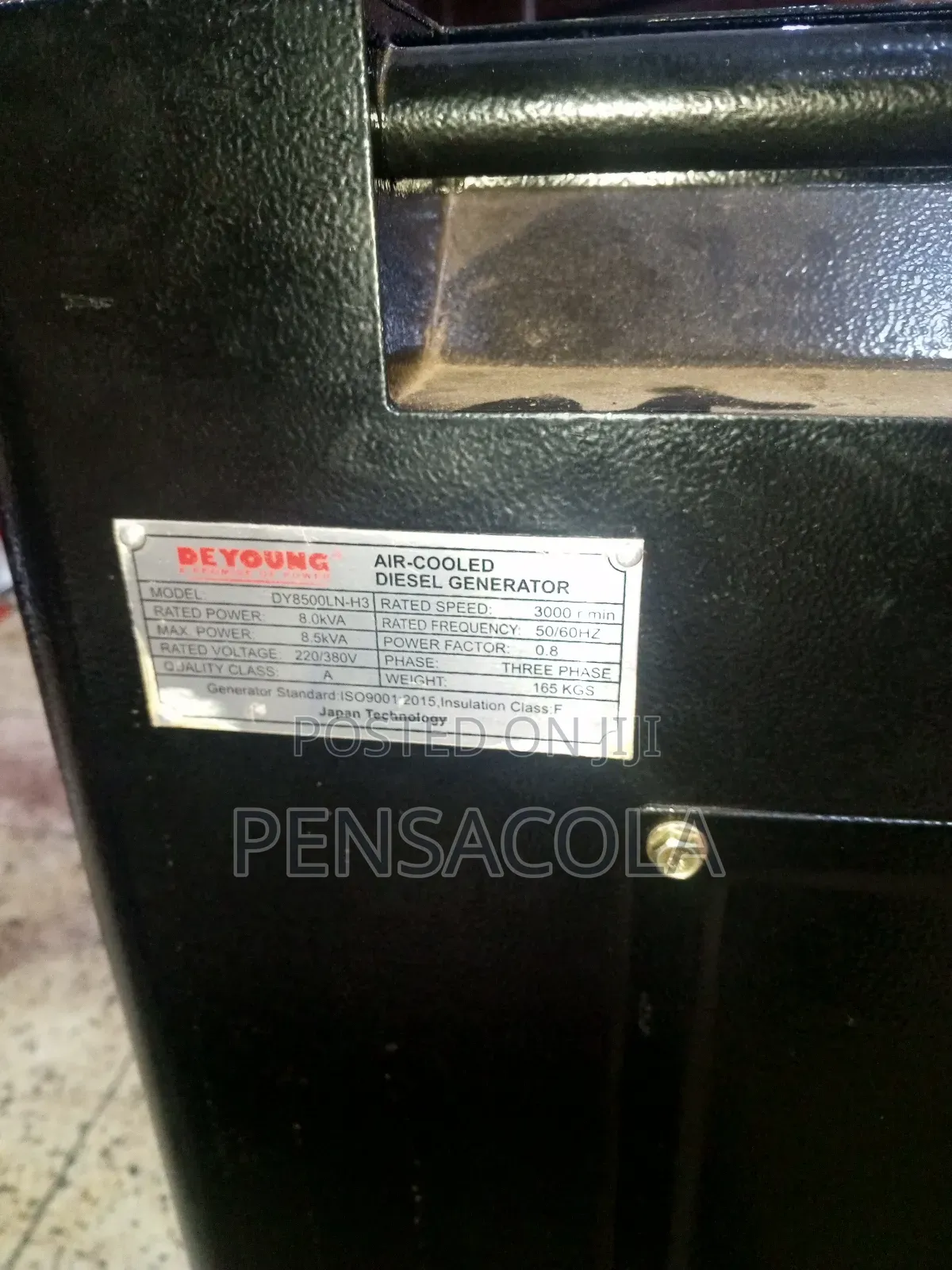8.5 Kva 3 Phase Diesel Generator