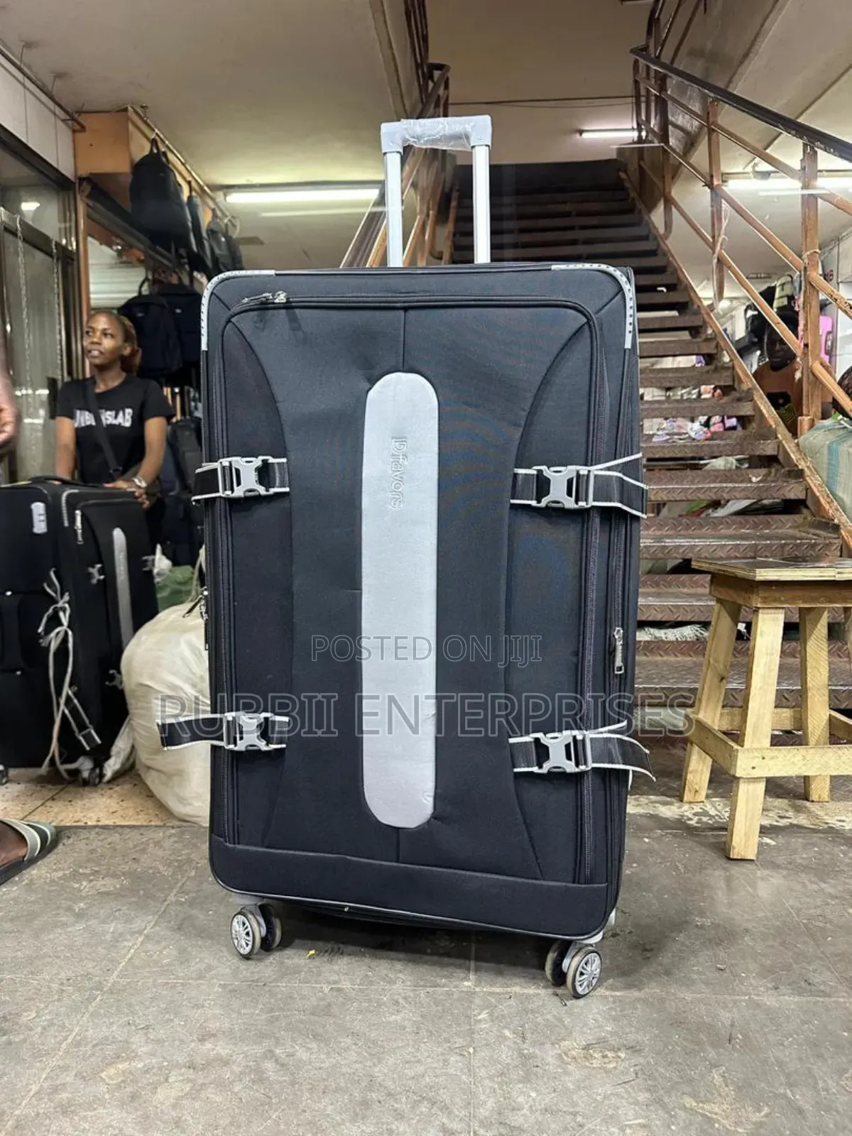 Extra Large Leather Suitcase