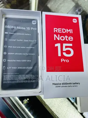 New Xiaomi Redmi Note 15 Pro 256 GB Black