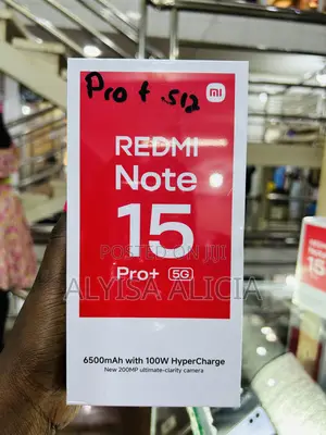 New Xiaomi Redmi Note 15 Pro+ 512 GB Black