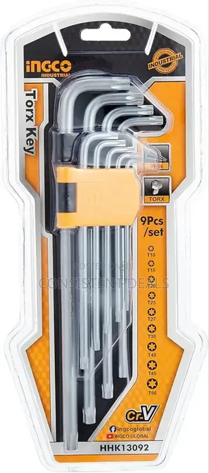 9pcs Torx Key Set Extra Long Arm Set Anki 9 Pieces Mushraf Long