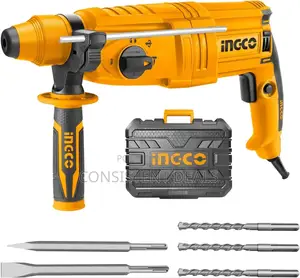 Ingco Rotary Hammer, 800w|1100rpm|4000bpm|2.5j|Sds Plus Chuck
