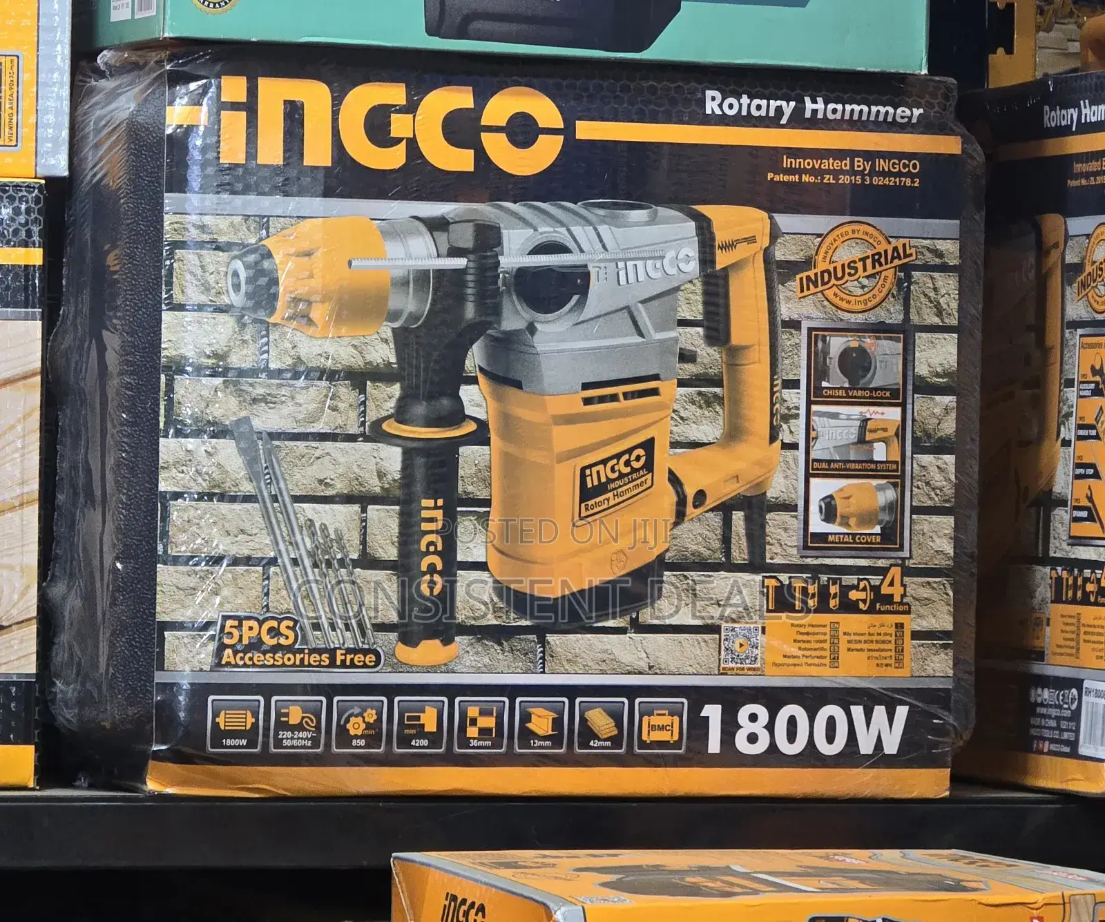 Ingco  1800w Rotary  Hammer