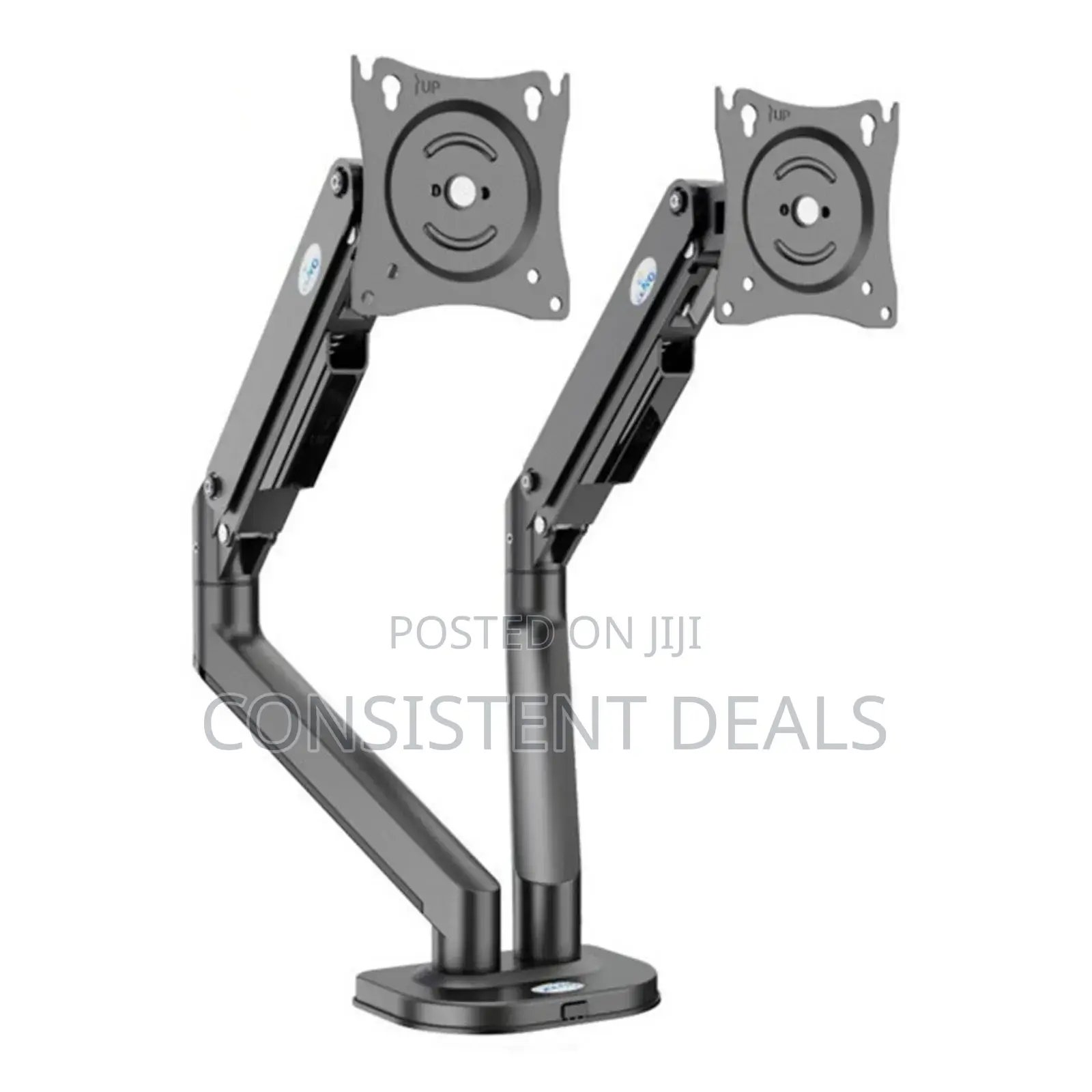 Dual Arm Adjustable Monitor  Desk Mount