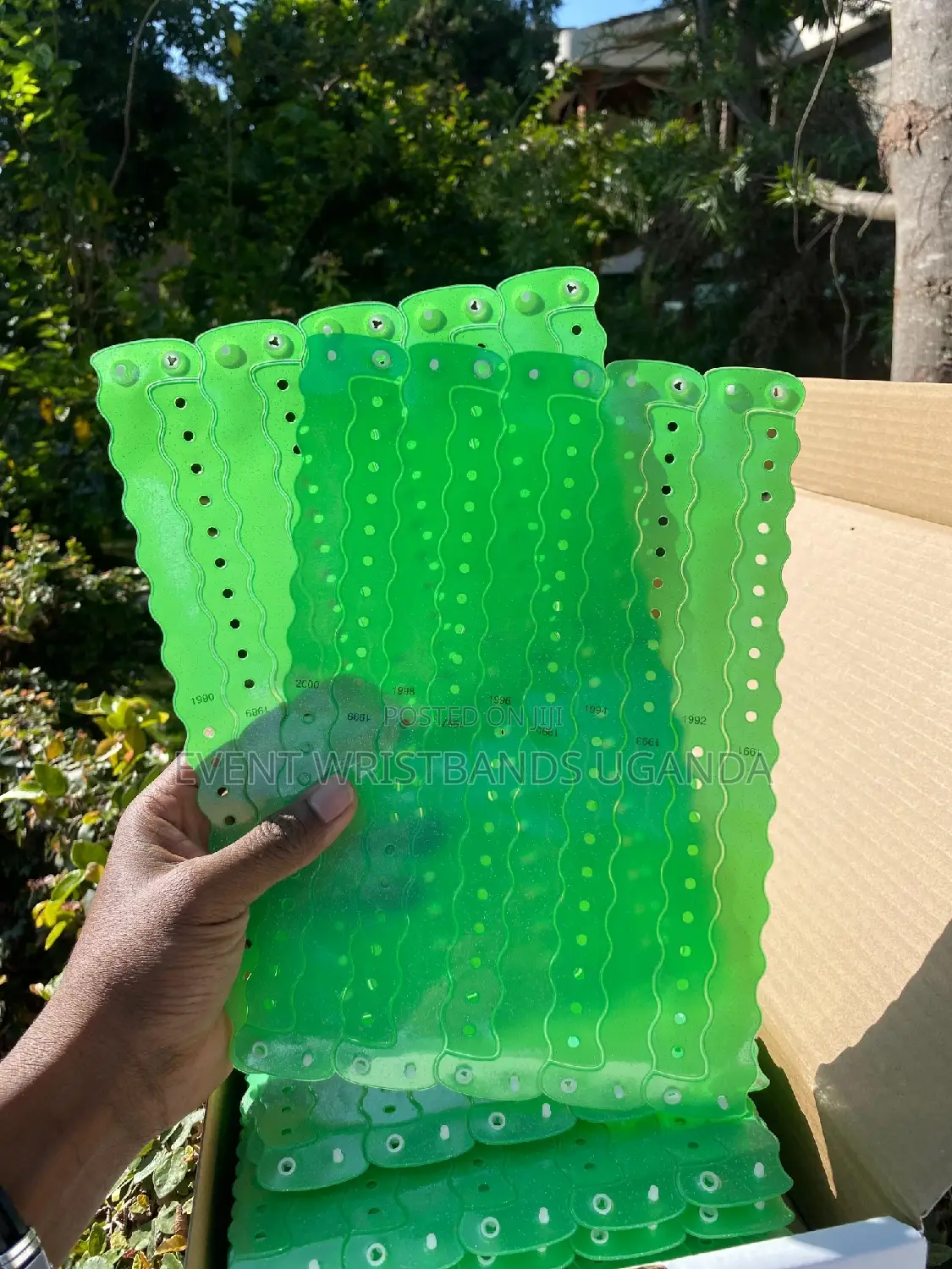 Plastic Vinyl Wrist Tickets