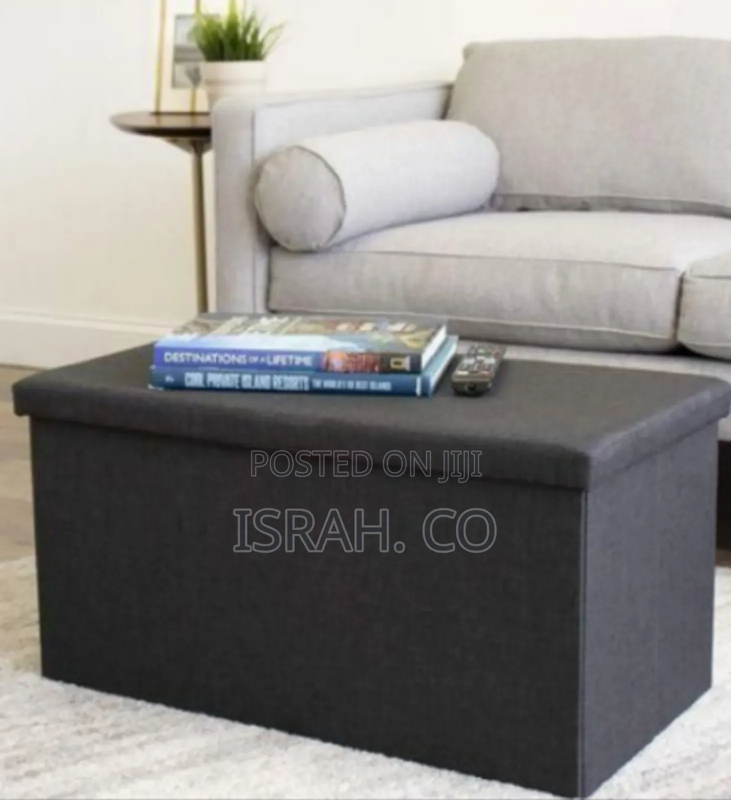Versatile Folding Storage Ottoman / Bench (76 X 38 X 38 Cm)