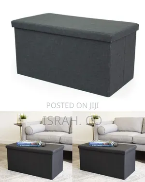 Versatile Folding Storage Ottoman / Bench (76 X 38 X 38 Cm)