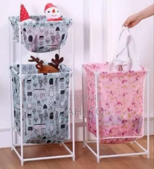 Collapsible Fabric Laundry Hamper With Sturdy Frame