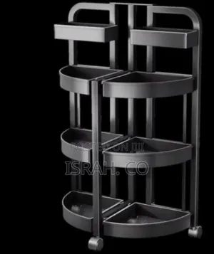 4-tier Rolling Kitchen Storage Rack