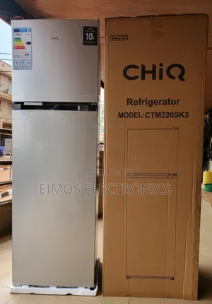 Chiq 220l Frost Free Refrigerator-Strong Cooling System