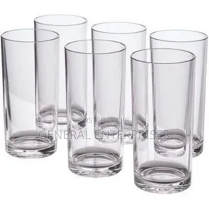 Us Acrylic Classic 16-Ounce Clear Glasses