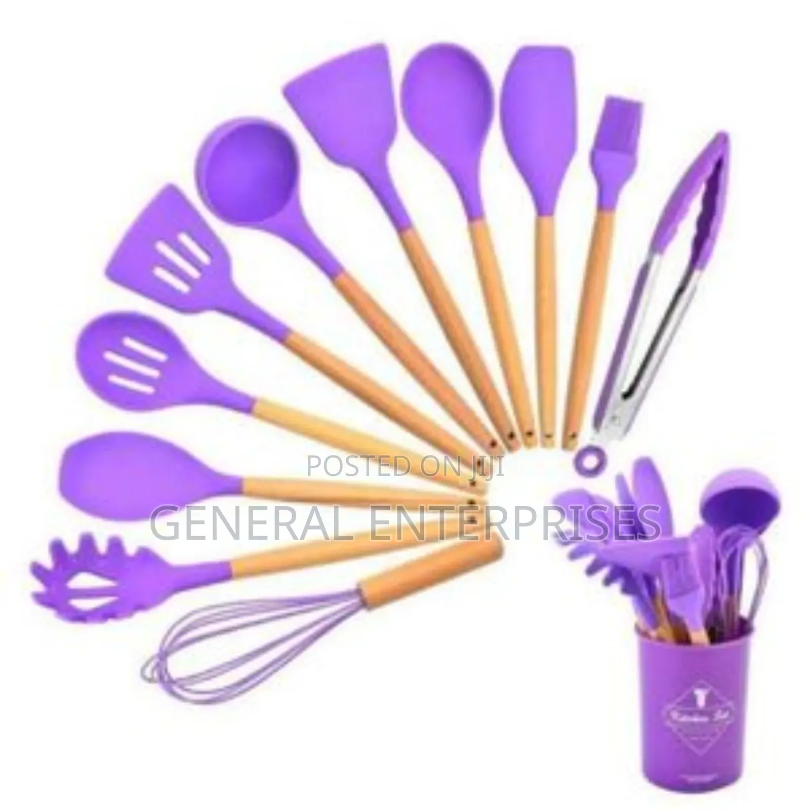 12-Piece Silicone Kitchen Utensil Set