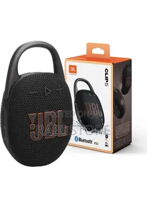 JBL Clip 5,12 Hours of Playtime,Black