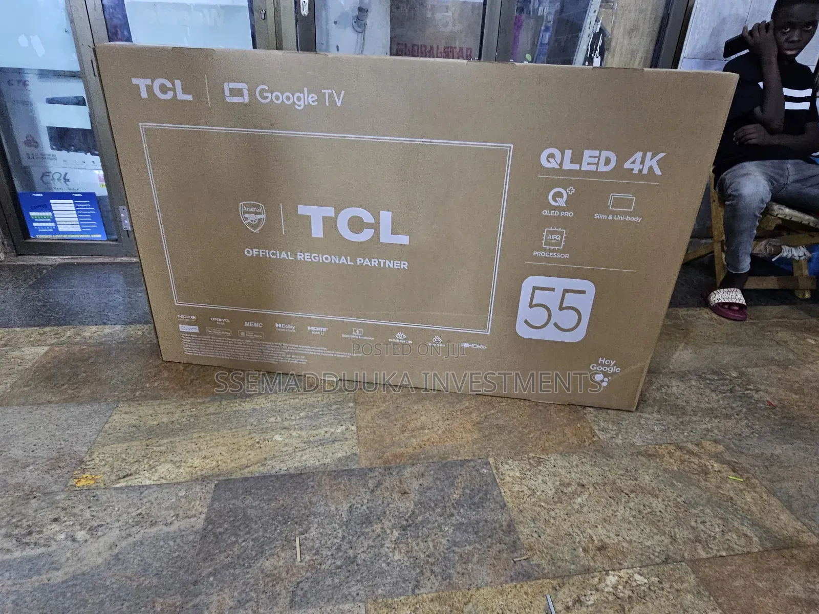 TCL 55inches Qled Smart Android Tv