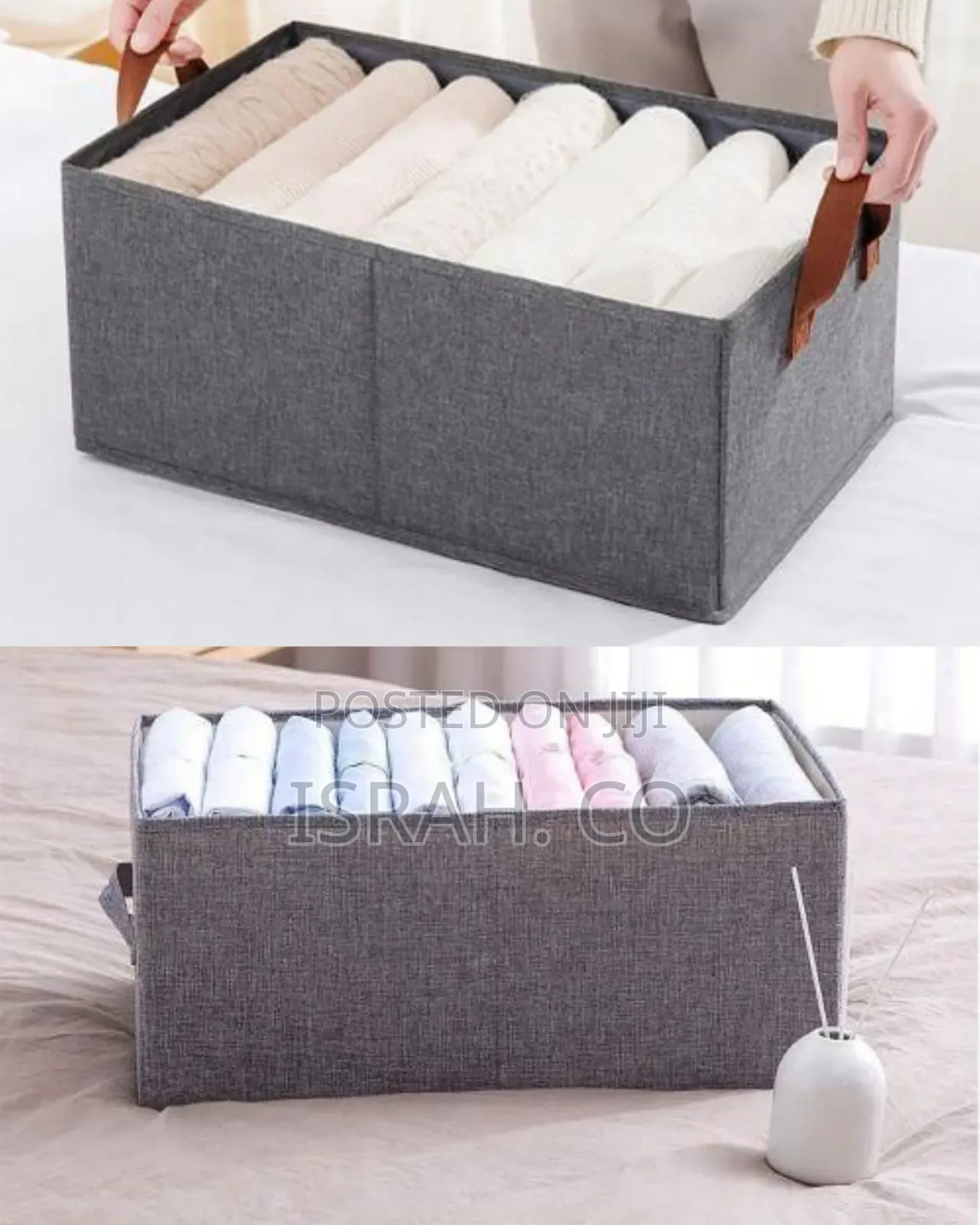 Versatile Fabric Home Organizer Storage Cube Basket