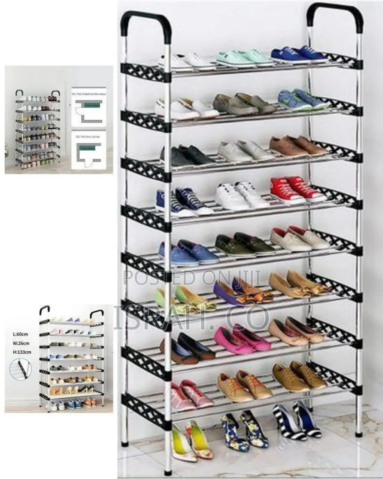 8-tier Space-saving Shoe Rack Organizer