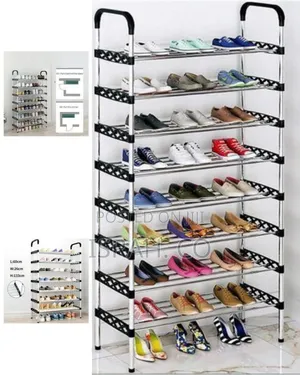 8-tier Space-saving Shoe Rack Organizer
