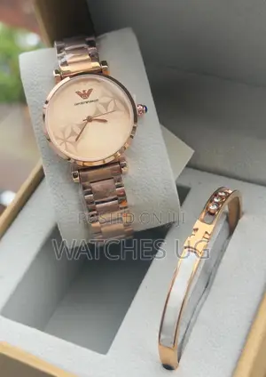 Emporio Armani Fancy Ladies Rose Gold Watch