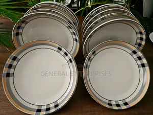 Decorative Ceramic Dinner Plate 6pcs
