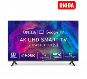 Onida 50" Uhd Android Tv - Quad Core Processor, Frameless