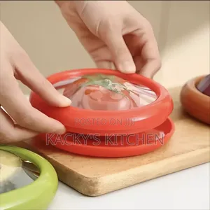 4piece - Reusable Silicone Fruit and Vegetable Storage Containers