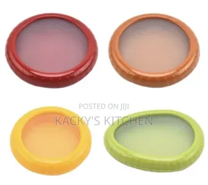 4piece - Reusable Silicone Fruit and Vegetable Storage Containers