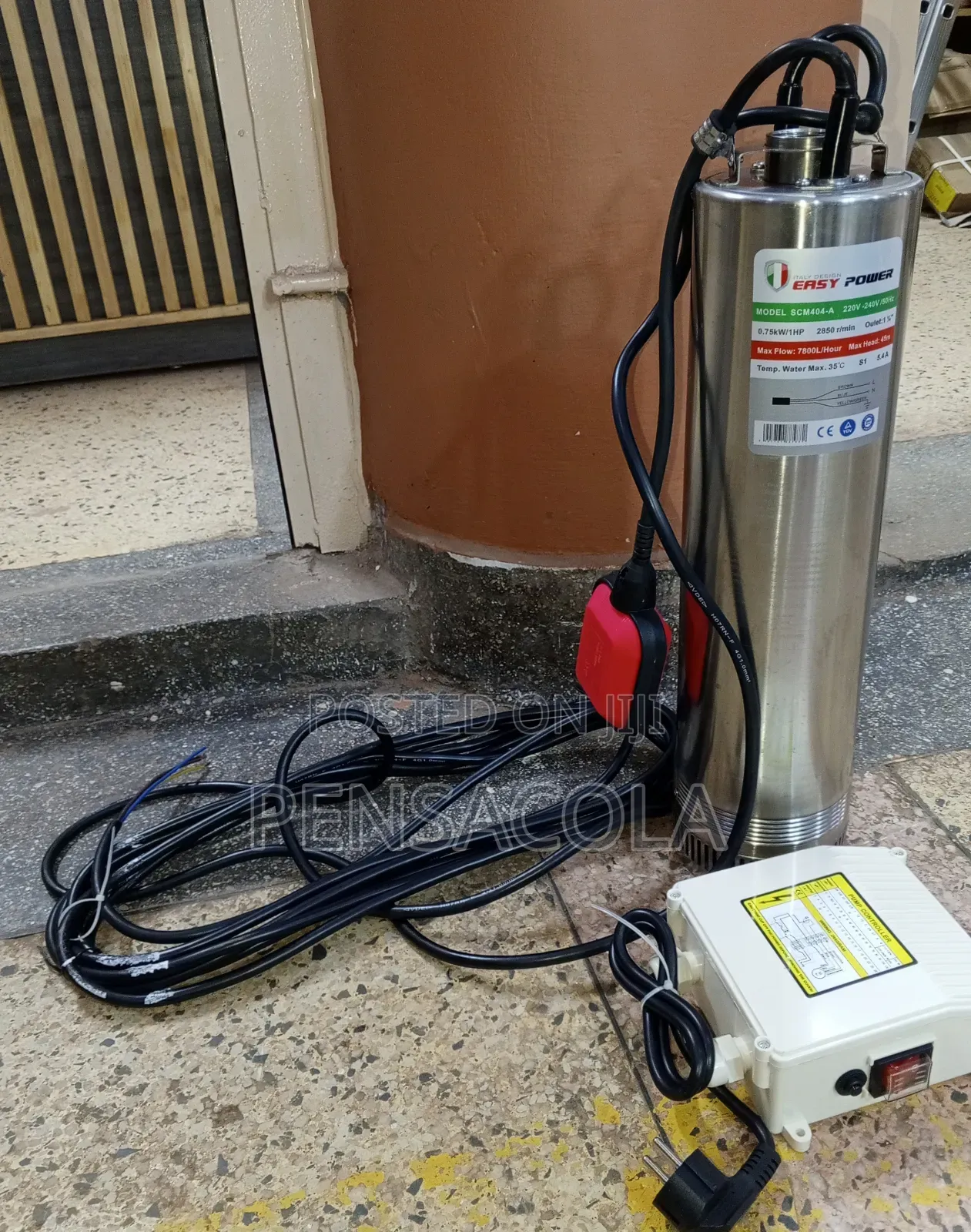 45m Submersible Water Pump 1 Hp