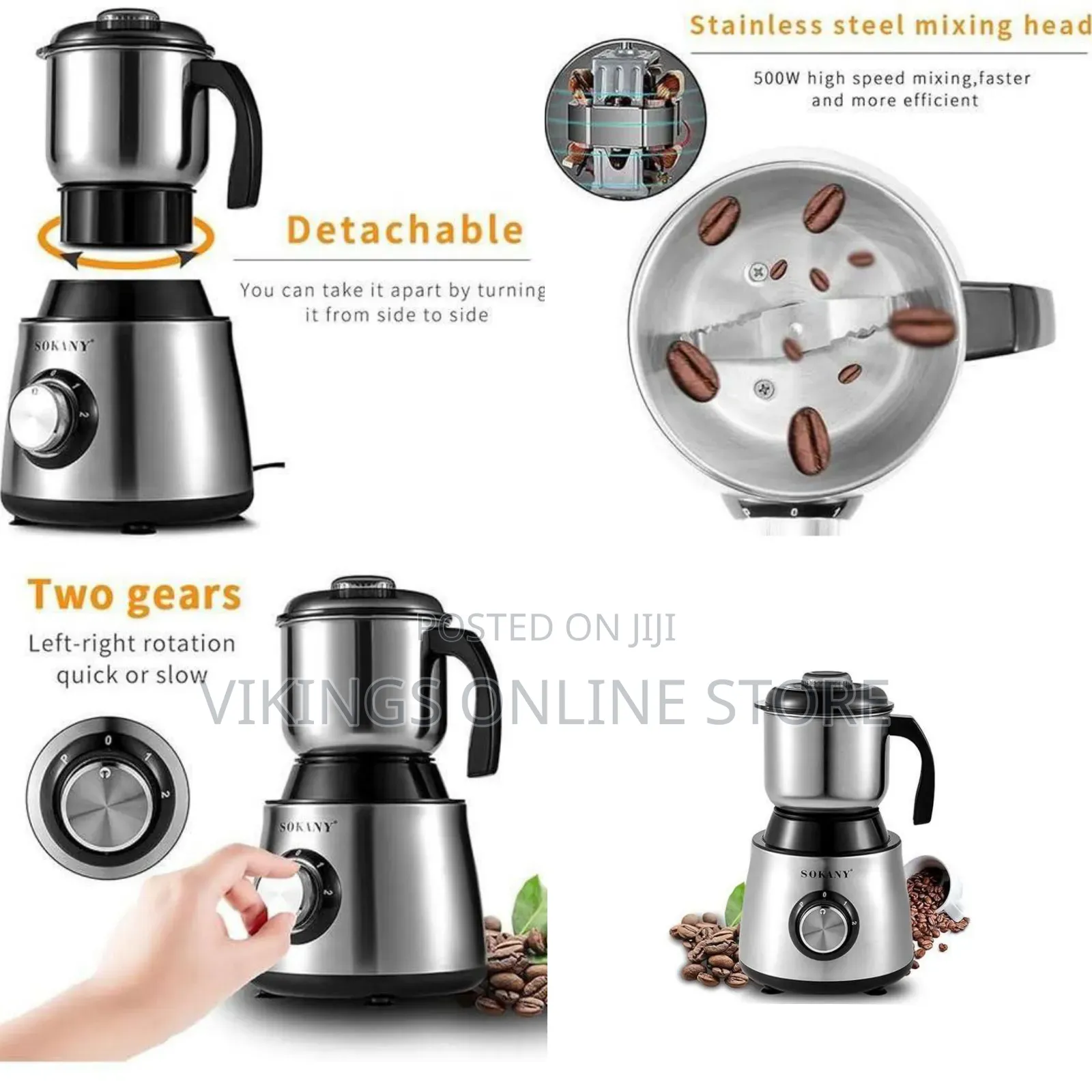 Adjustable Electric Coffee Grinder