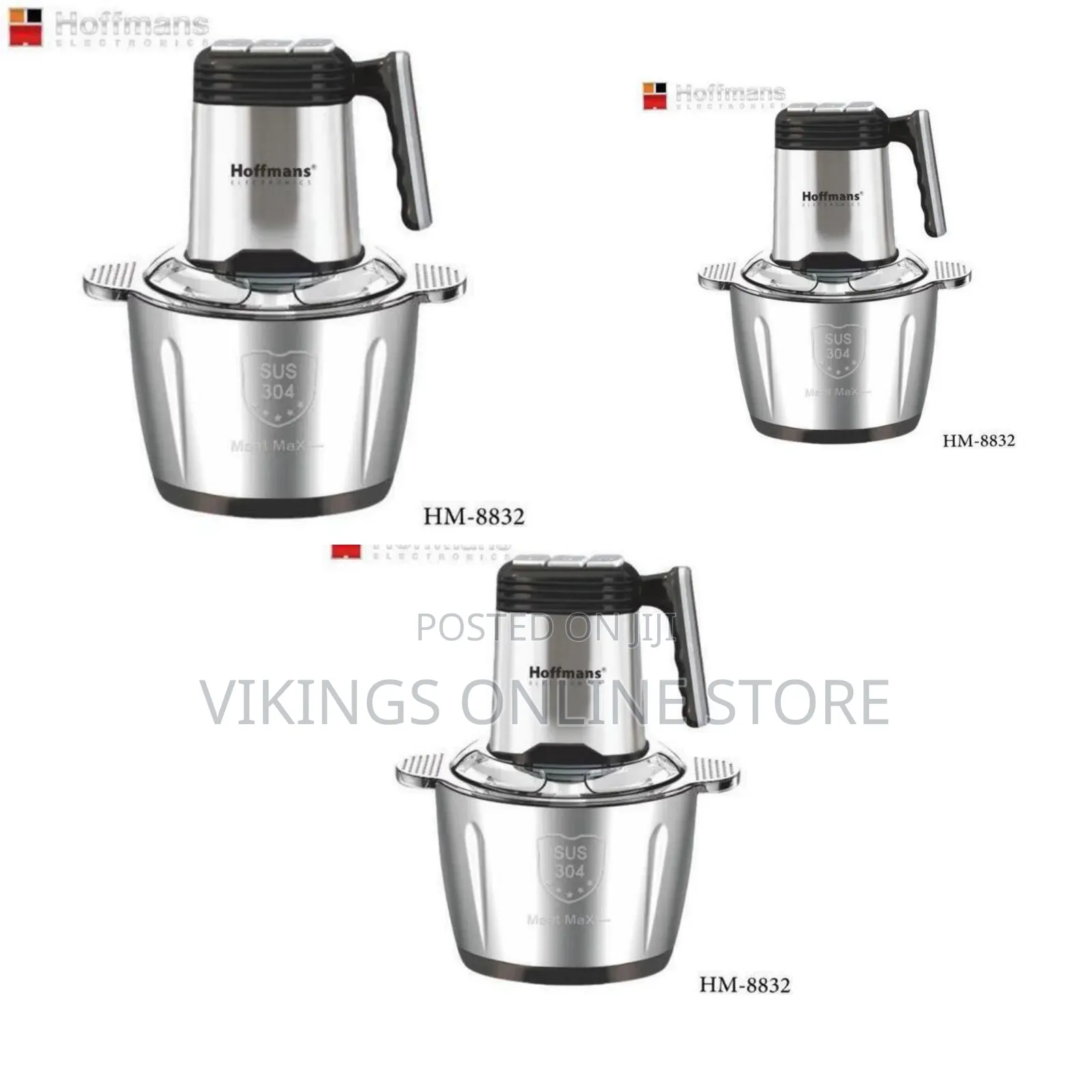 Hoffmans Professional Multi-Function Food Chopper and Meat Grinder