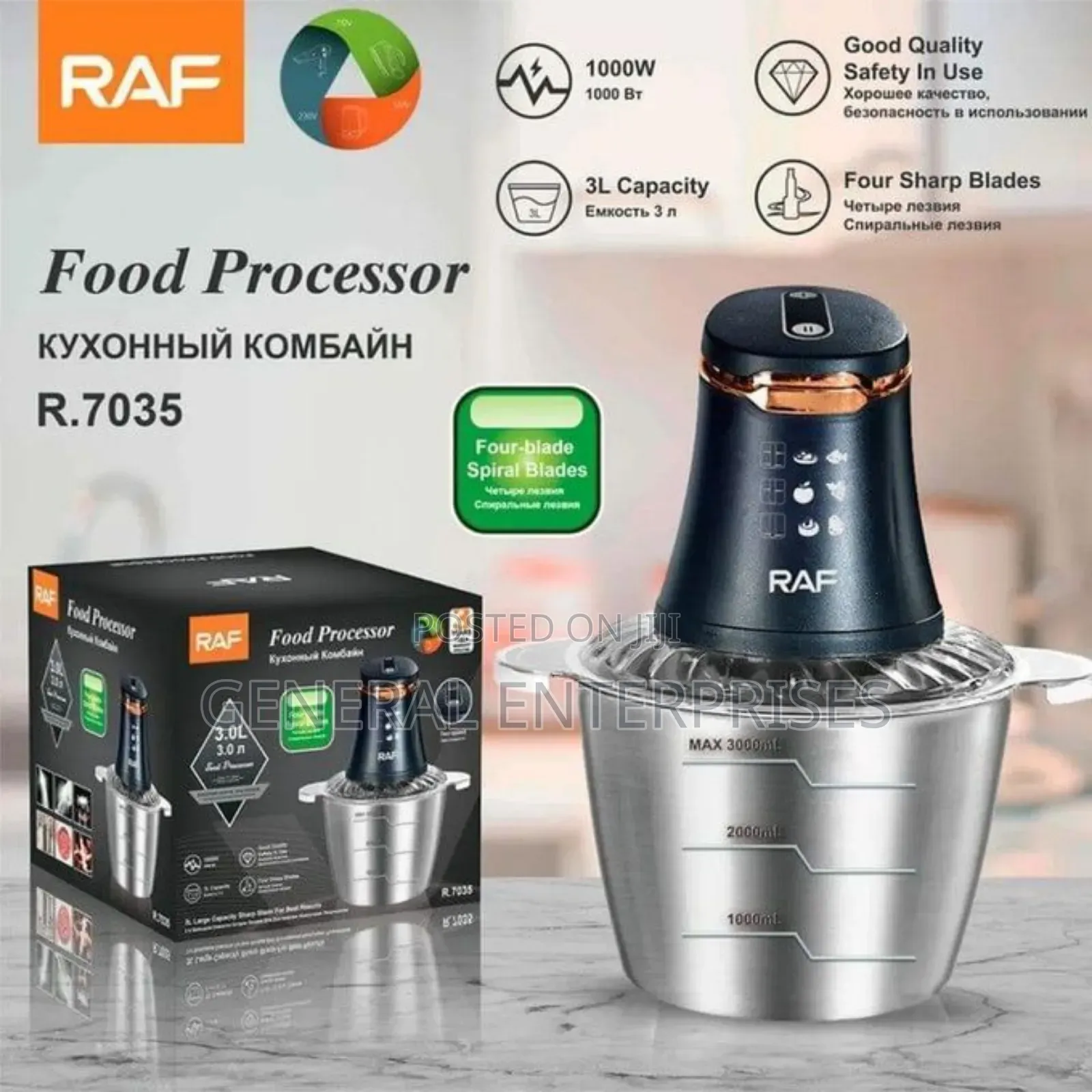 Raf Food Processor Model R.7034.