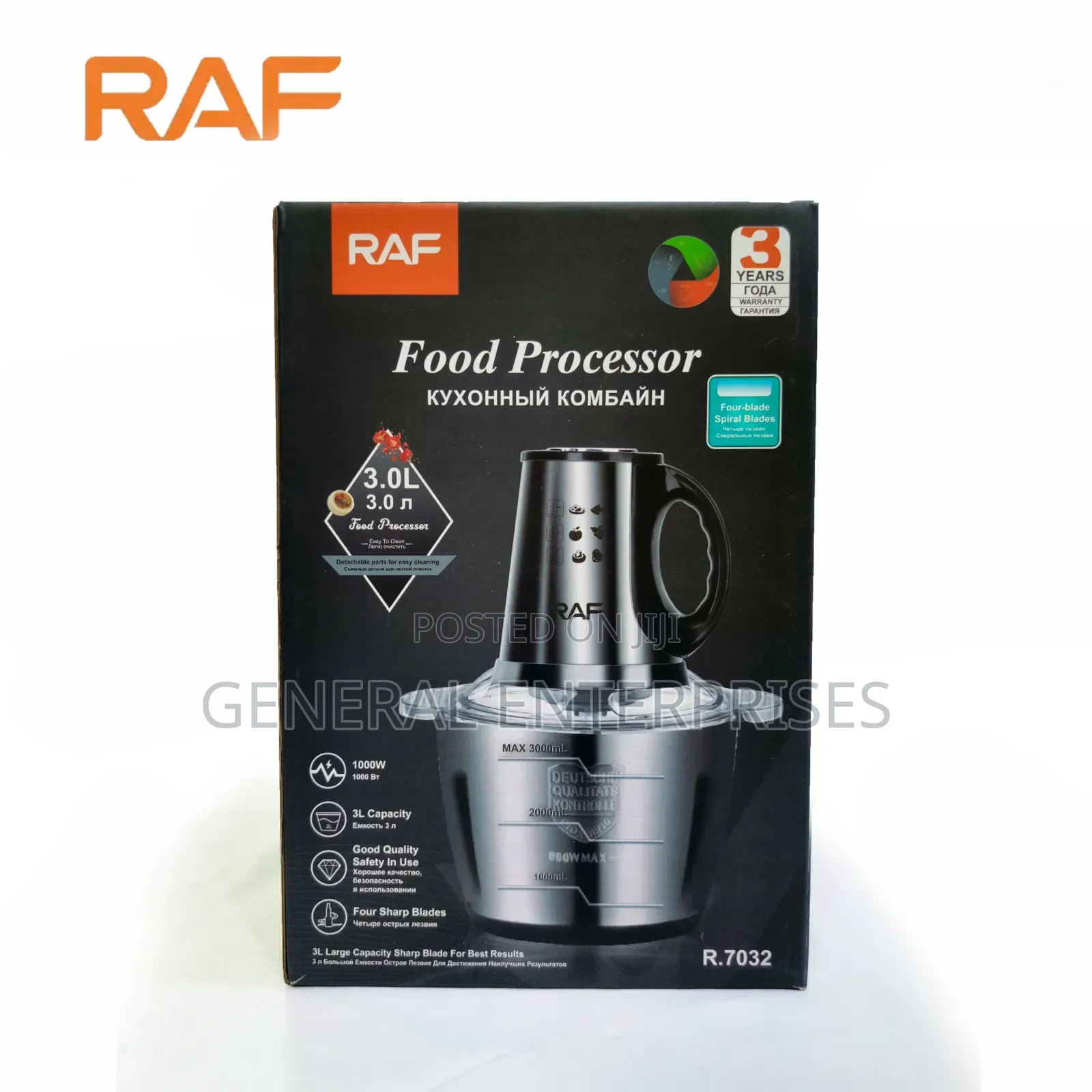 Raf Food Processor Model R.7034.